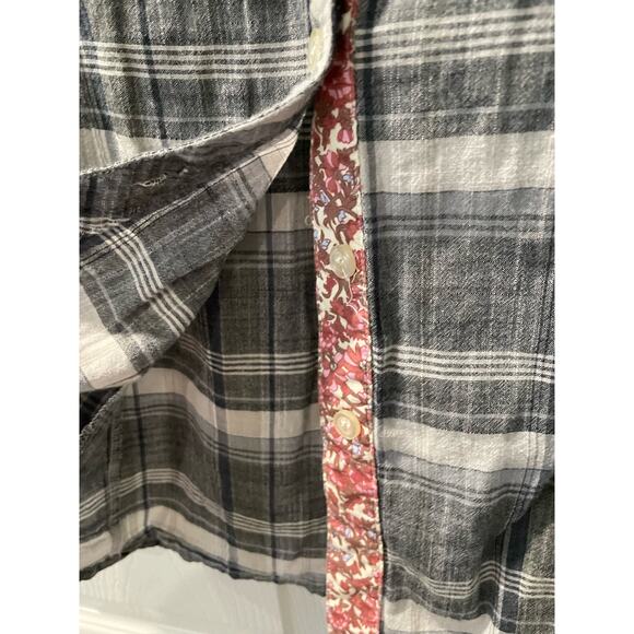 Silver Jean Co Button Up Shirt Plaid Size‎ Medium - Picture 5 of 10